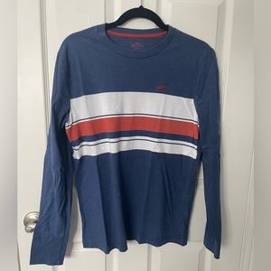 Long Sleeve Hollister t-shirt with horizontal stripes